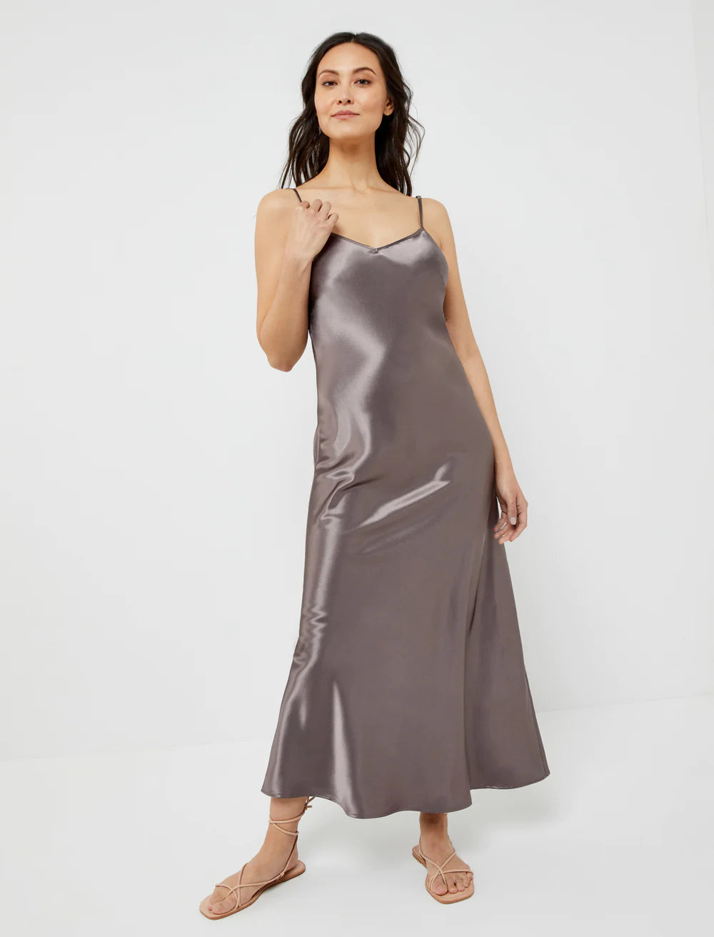 PIETRO BRUNELLI A-LINE MATERNITY SLIP DRESS