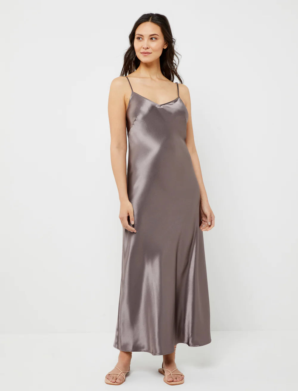 PIETRO BRUNELLI A-LINE MATERNITY SLIP DRESS