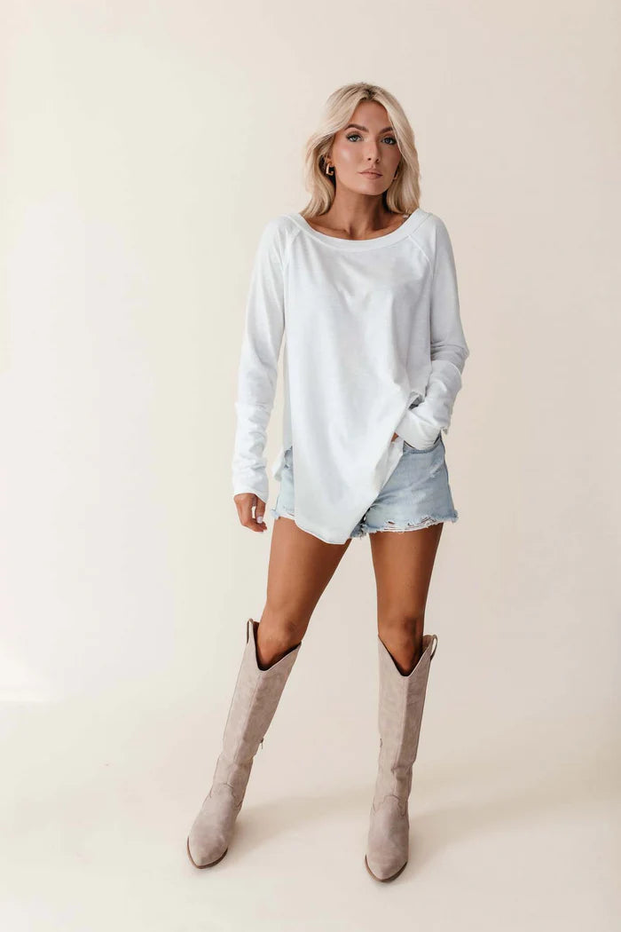 Tatum Light Denim Cutoff Shorts