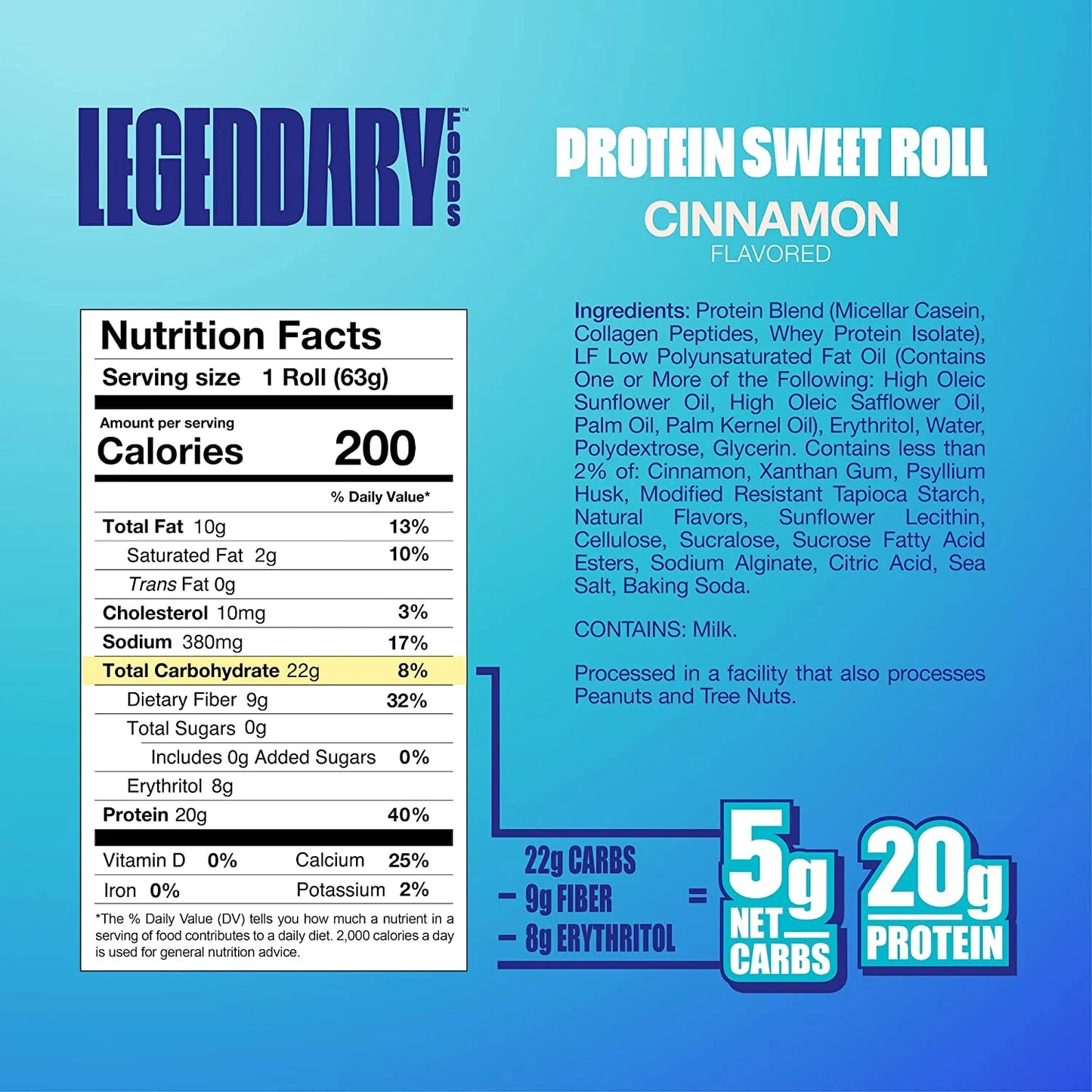 Cinnamon Protein Sweet Roll