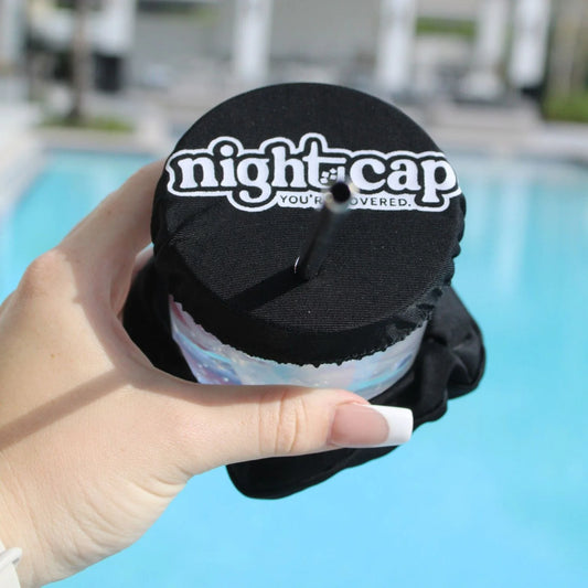 NightCap Scrunchie Drink Cover