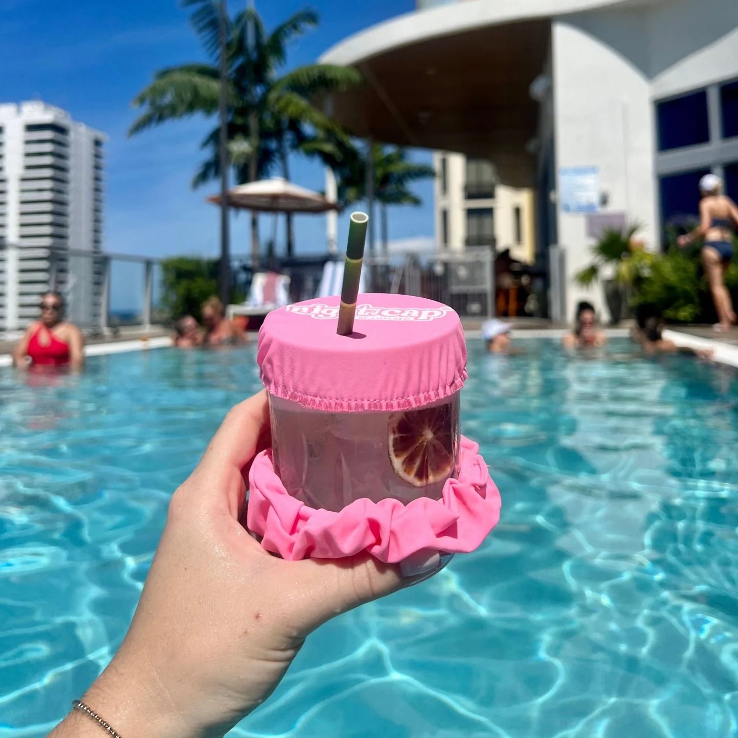 NightCap Scrunchie Drink Cover