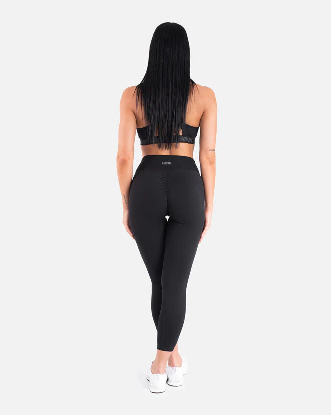 SCRUNCH LEGGINGS - BLACK