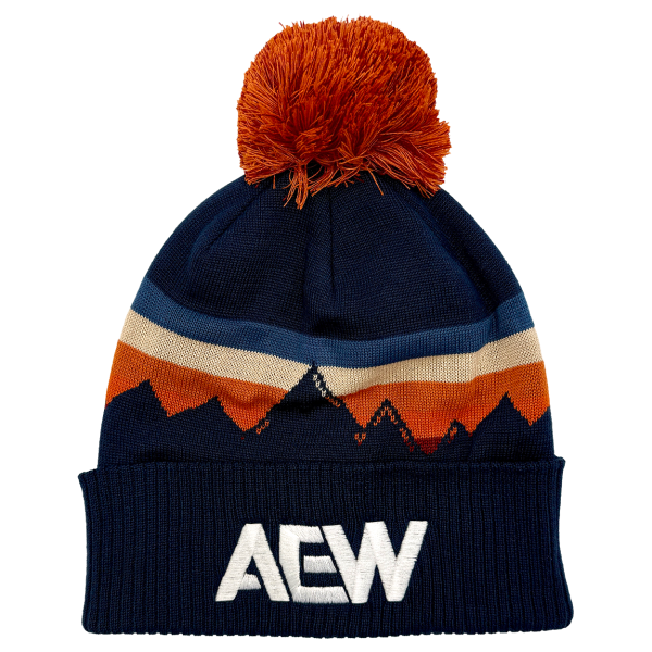 AEW Logo Embroidered Grand Recycled Beanie (Aspenglow)