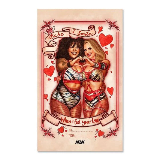 AEW 2026 Valentine's Day Card & Envelope Set, No Box (Set of 6)