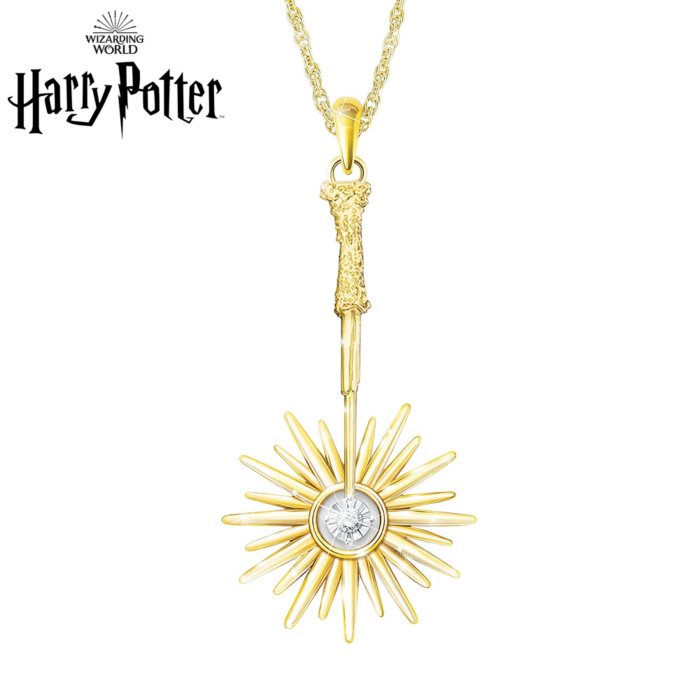 HARRY POTTER™ Wizard Wand Diamond Pendant