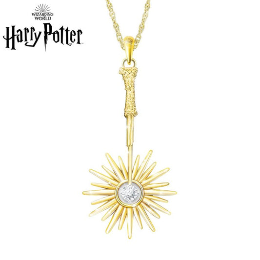 HARRY POTTER™ Wizard Wand Diamond Pendant