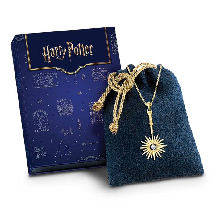 HARRY POTTER™ Wizard Wand Diamond Pendant