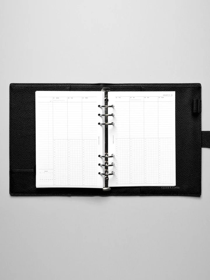 2026 Dated Weekly Schedule Planner Inserts | Monday Start