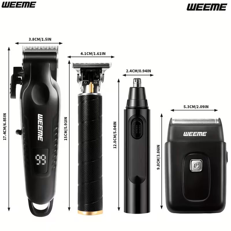 WEEME 4pcs for Man's Grooming Kit