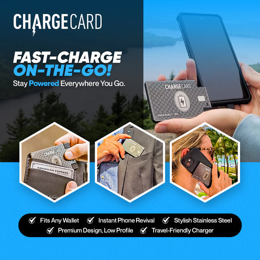 The World's Thinnest Portable Charger - The ChargeCard®