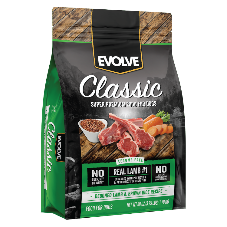 Evolve Classic Lamb & Brown Rice Dog Food
