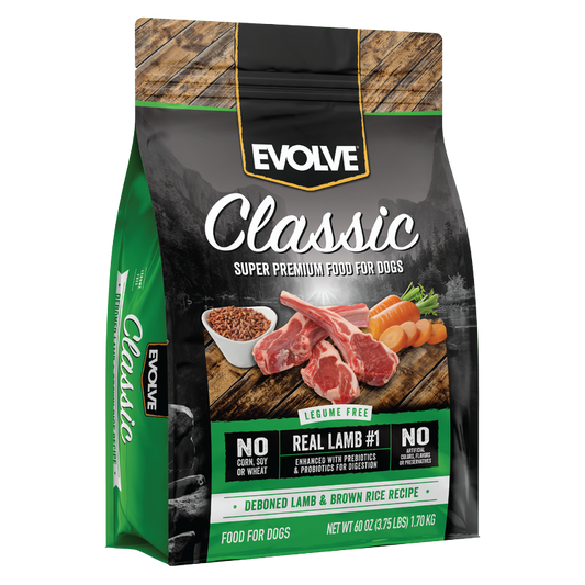 Evolve Classic Lamb & Brown Rice Dog Food