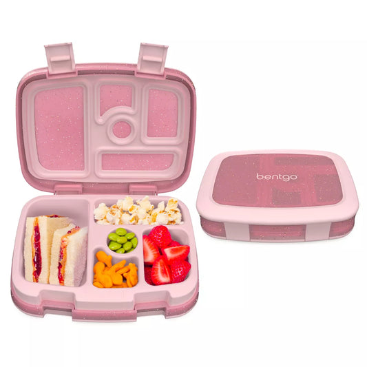 Bentgo Kids' Prints Leakproof, 5 Compartment Bento-Style Lunch Box