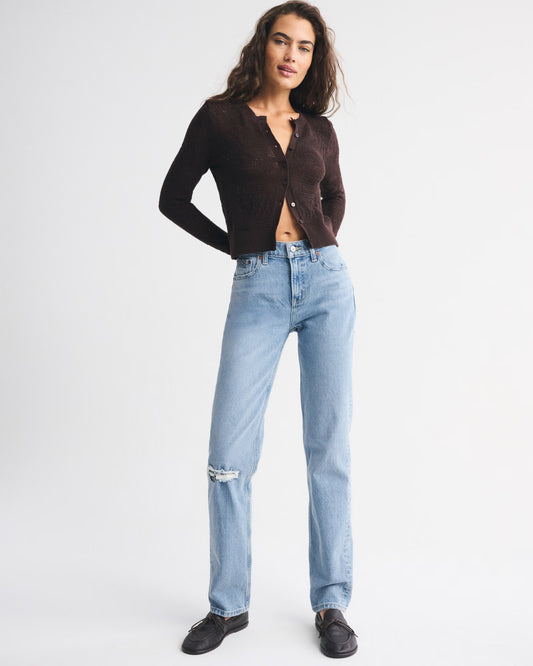 Mid Rise 90s Straight Jean