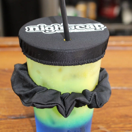 NightCap Scrunchie Drink Cover