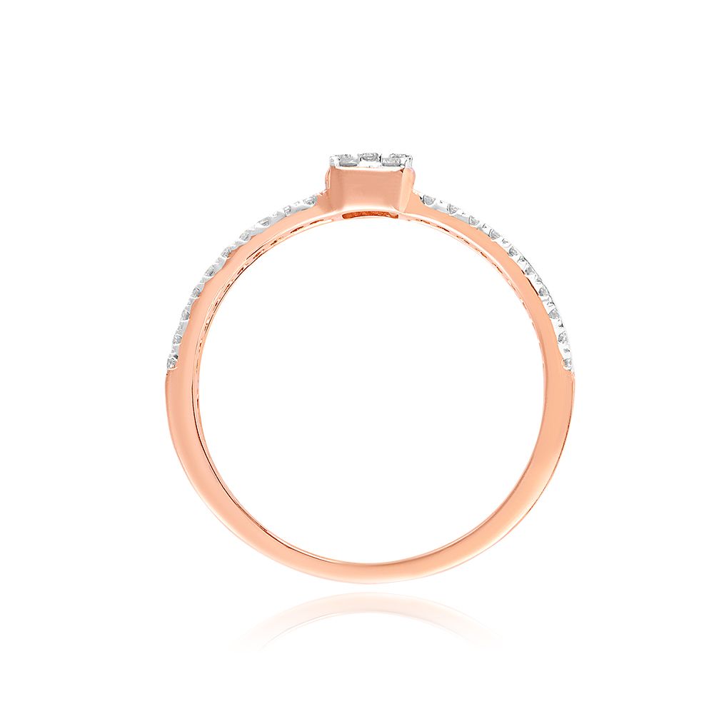 Playful Twist Diamond Ring