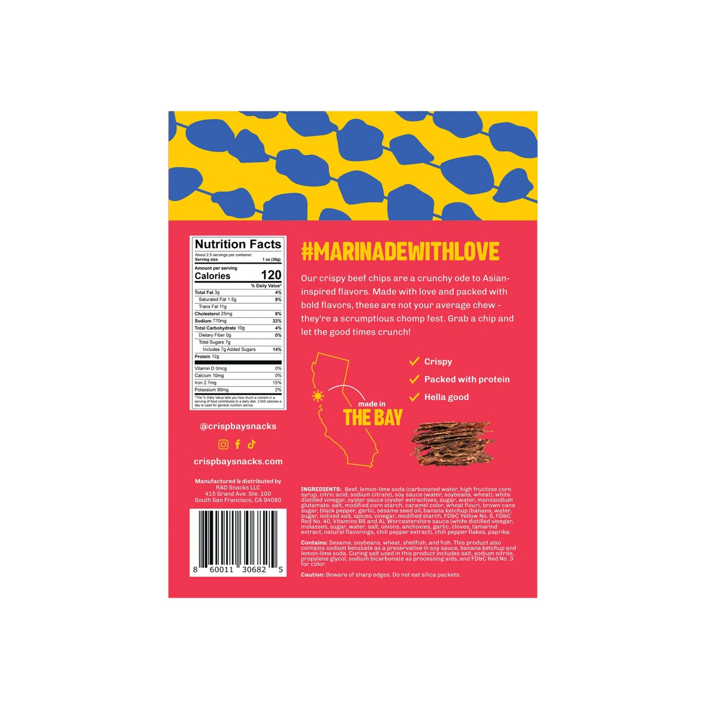 CRISPBAY Filipino BBQ Beef Chips
