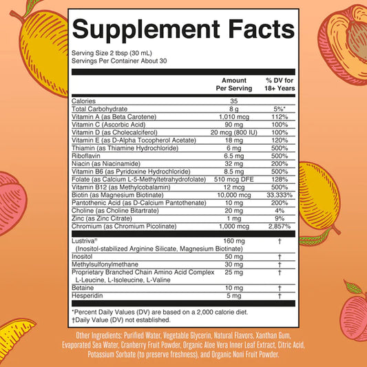 Liquid Morning Multivitamin + Hair Growth