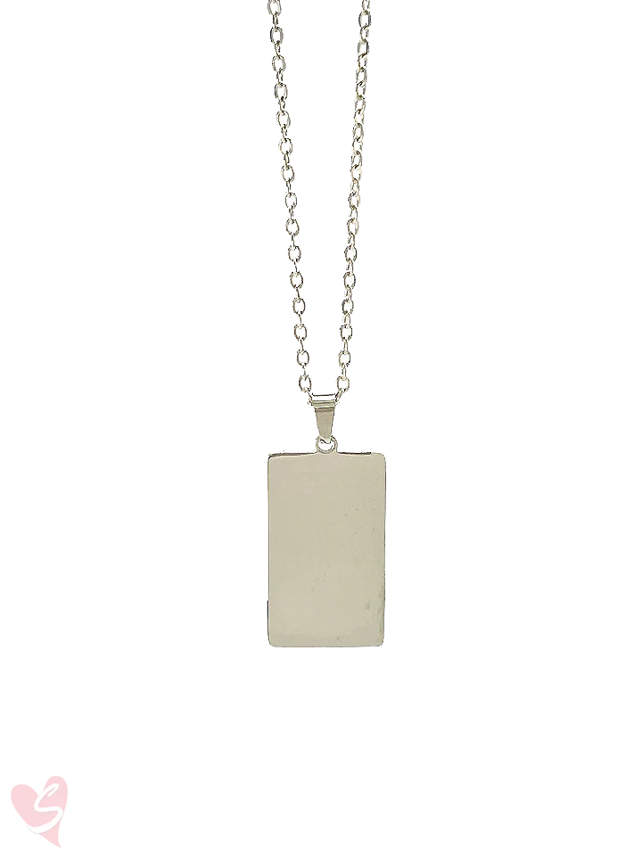 Custom Soulmate© Tag Outline Necklace